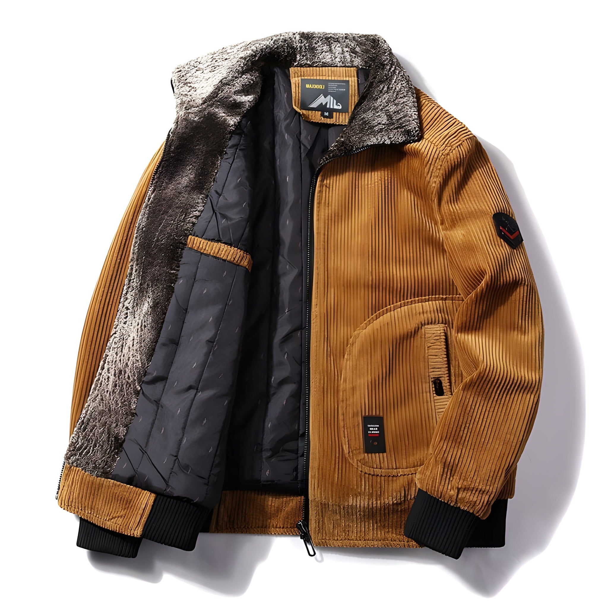 The Buck Corduroy Winter Jacket - Multiple Colors 0 WM Studios Gold XS 