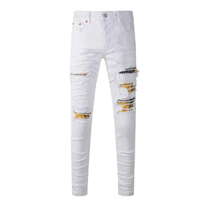 The Rooke Distressed Biker Jeans WellMan Studios 28 