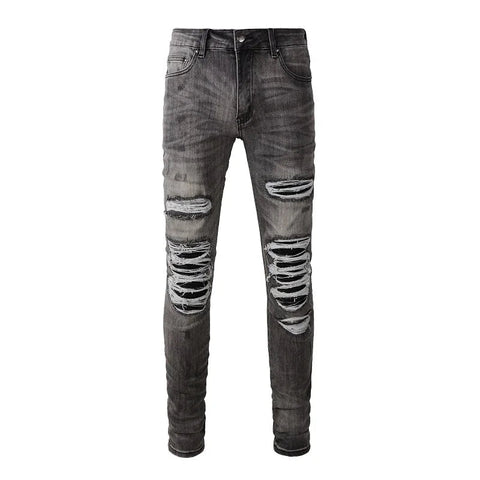 The Viper Distressed Biker Jeans WellMan Studios 28 